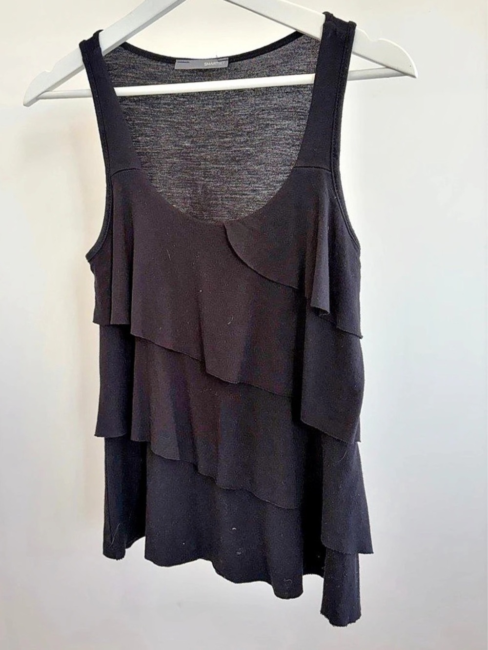 Black Layered Tank Top Like New